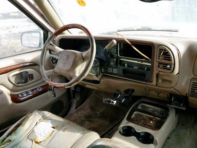 1GYEK13R8XR411422 - 1999 CADILLAC ESCALADE TAN photo 9