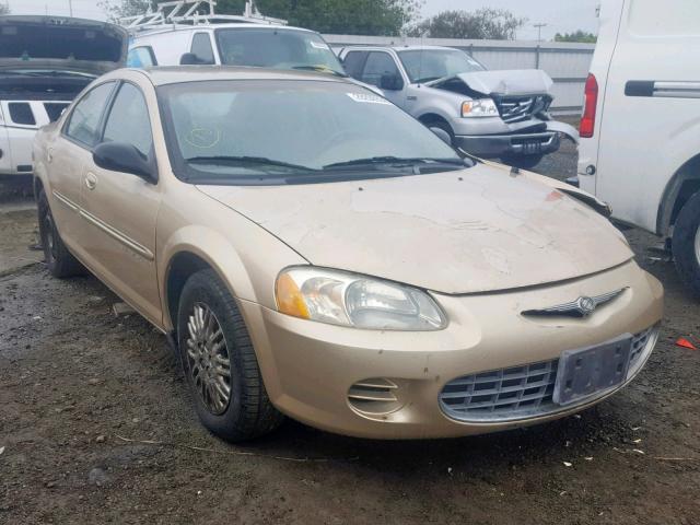 1C3EL46UX1N697927 - 2001 CHRYSLER SEBRING LX GOLD photo 1