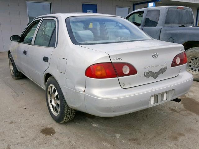 1NXBR12E22Z609000 - 2002 TOYOTA COROLLA CE GRAY photo 3