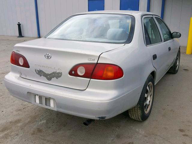 1NXBR12E22Z609000 - 2002 TOYOTA COROLLA CE GRAY photo 4