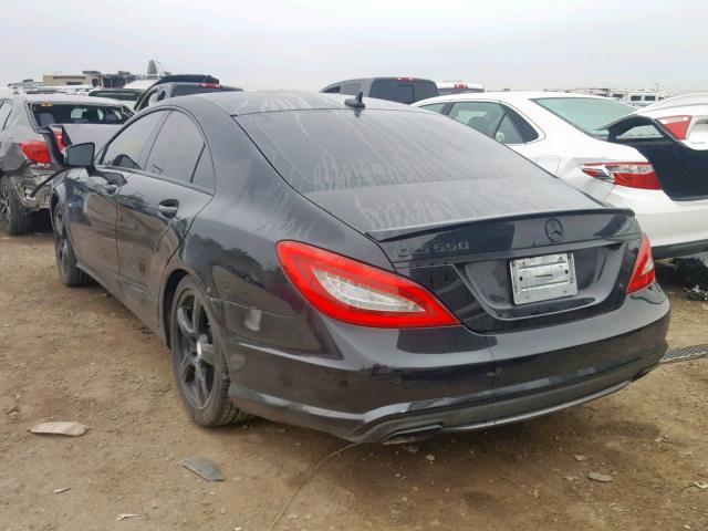 WDDLJ7DB0CA040503 - 2012 MERCEDES-BENZ CLS 550 BLACK photo 3