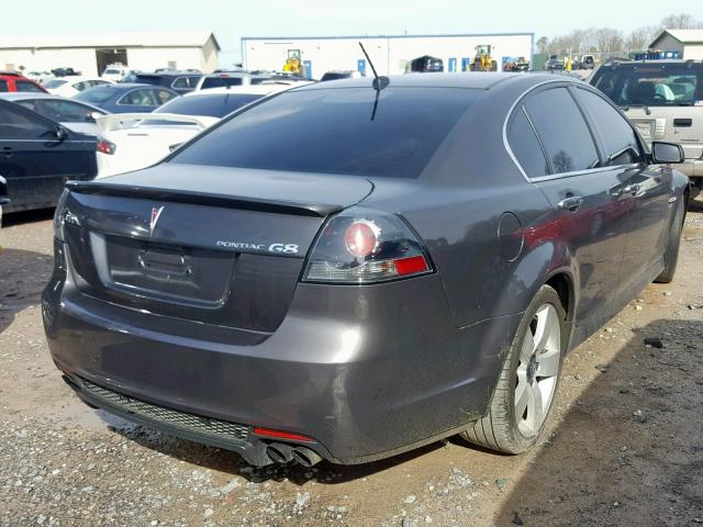 6G2EC57Y19L186527 - 2009 PONTIAC G8 GT GRAY photo 4