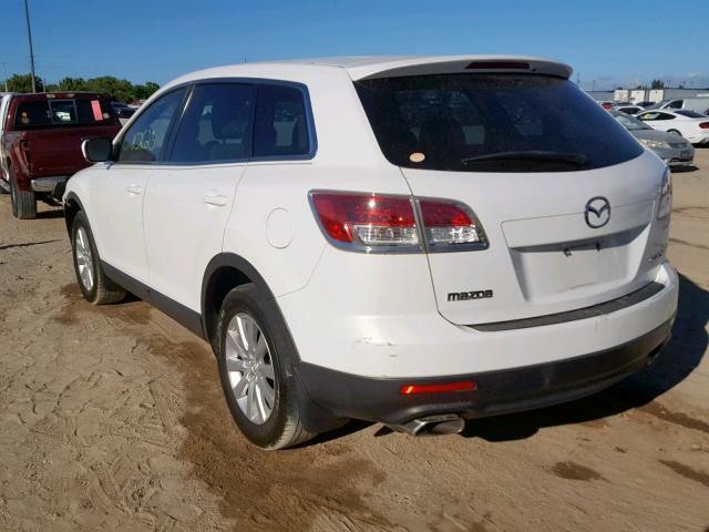 JM3TB28A580149541 - 2008 MAZDA CX-9 WHITE photo 3