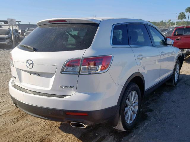 JM3TB28A580149541 - 2008 MAZDA CX-9 WHITE photo 4