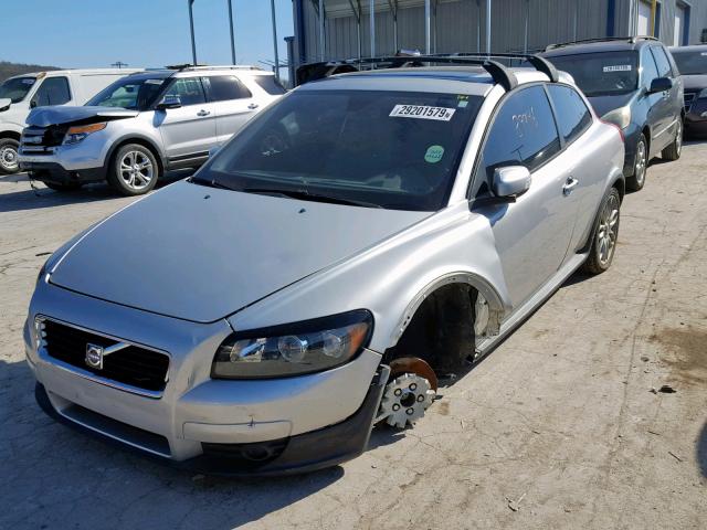 YV1MK672592145083 - 2009 VOLVO C30 T5 SILVER photo 2