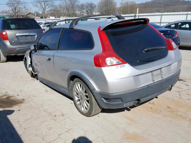 YV1MK672592145083 - 2009 VOLVO C30 T5 SILVER photo 3