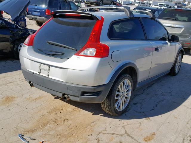 YV1MK672592145083 - 2009 VOLVO C30 T5 SILVER photo 4