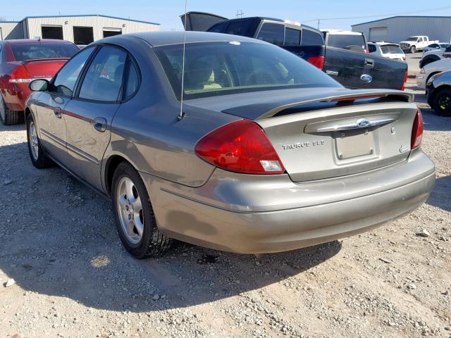 1FAFP55S42A258425 - 2002 FORD TAURUS SES GRAY photo 3