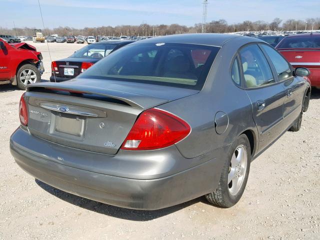 1FAFP55S42A258425 - 2002 FORD TAURUS SES GRAY photo 4