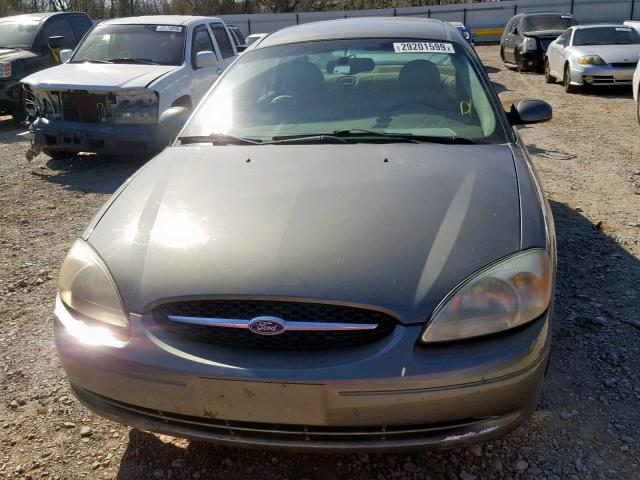 1FAFP55S42A258425 - 2002 FORD TAURUS SES GRAY photo 9