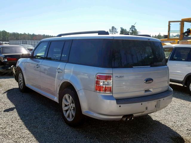 2FMDK51C39BA18761 - 2009 FORD FLEX SE SILVER photo 3