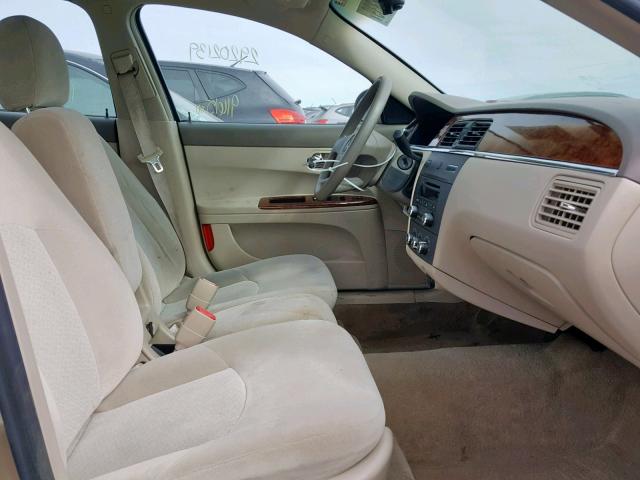 2G4WC532351234166 - 2005 BUICK LACROSSE C BEIGE photo 5