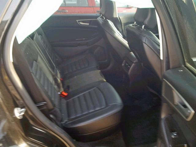 2FMTK4J87FBB63458 - 2015 FORD EDGE SEL BLACK photo 6