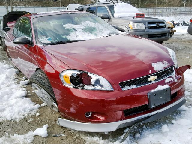 2G1WL16C379419686 - 2007 CHEVROLET MONTE CARL RED photo 1