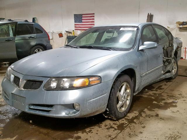 1G2HX52K234183705 - 2003 PONTIAC BONNEVILLE BLUE photo 2