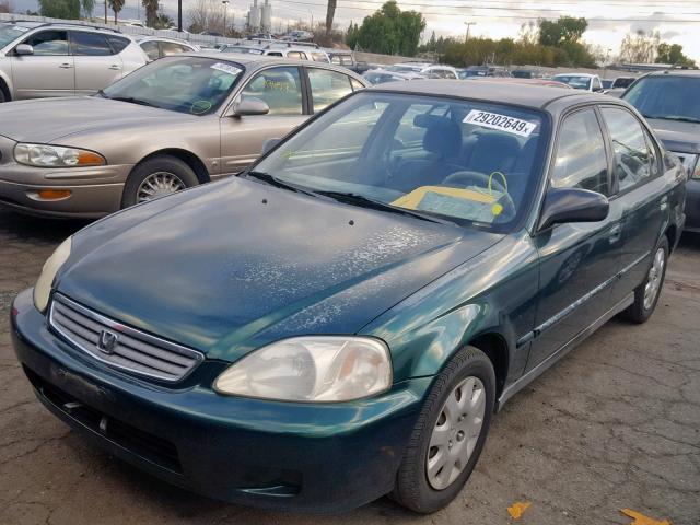 2HGEJ6616YH563620 - 2000 HONDA CIVIC BASE Yaşıl foto 2