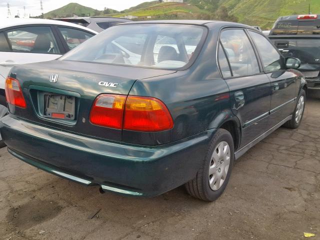 2HGEJ6616YH563620 - 2000 HONDA CIVIC BASE Yaşıl foto 4