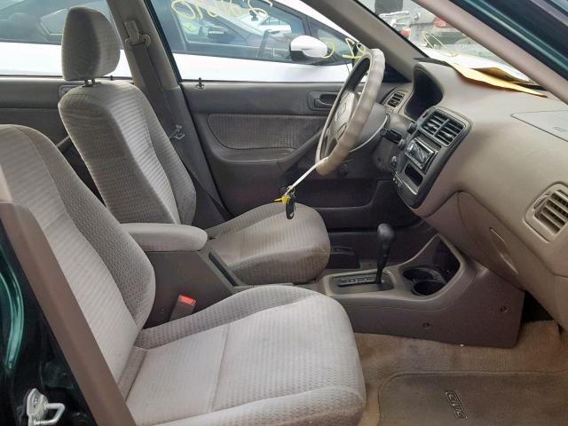 2HGEJ6616YH563620 - 2000 HONDA CIVIC BASE Yaşıl foto 5