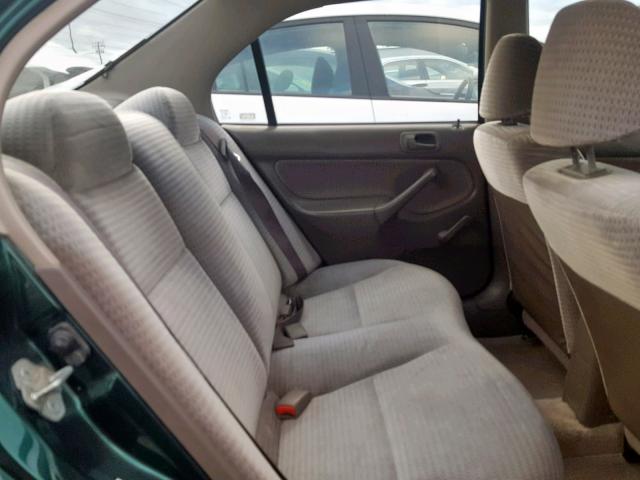 2HGEJ6616YH563620 - 2000 HONDA CIVIC BASE Yaşıl foto 6