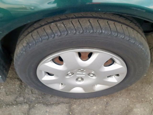 2HGEJ6616YH563620 - 2000 HONDA CIVIC BASE Yaşıl foto 9