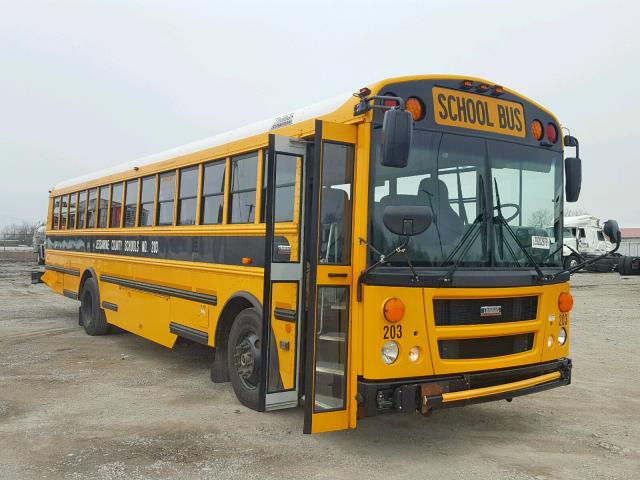 1T88T9E2XD1160877 - 2013 THOMAS SCHOOL BUS YELLOW photo 1