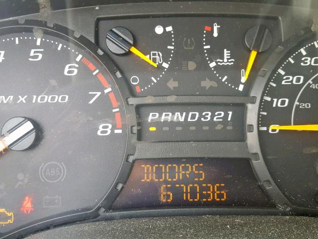 1GCCS299X88184798 - 2008 CHEVROLET COLORADO L BLACK photo 8