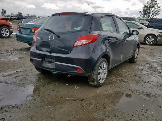 JM1DE1KZ5E0178336 - 2014 MAZDA MAZDA2 SPO BLACK photo 4