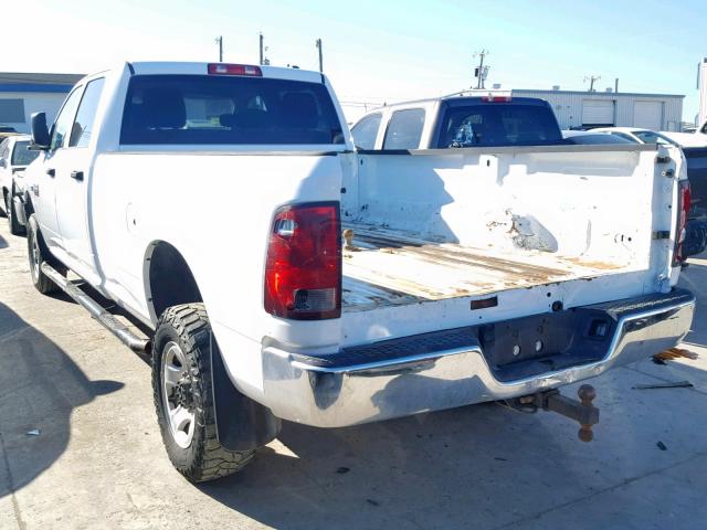 3C6TD5HT2CG225847 - 2012 DODGE RAM 2500 S WHITE photo 3