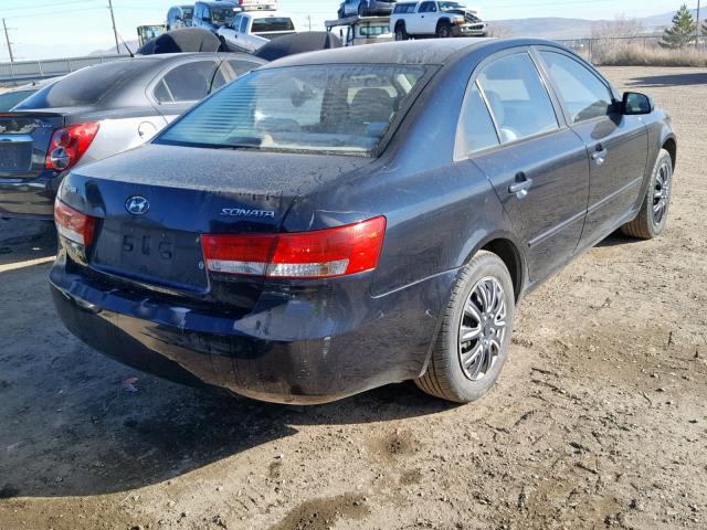 KMHET46C36A082326 - 2006 HYUNDAI SONATA GL BLUE photo 4