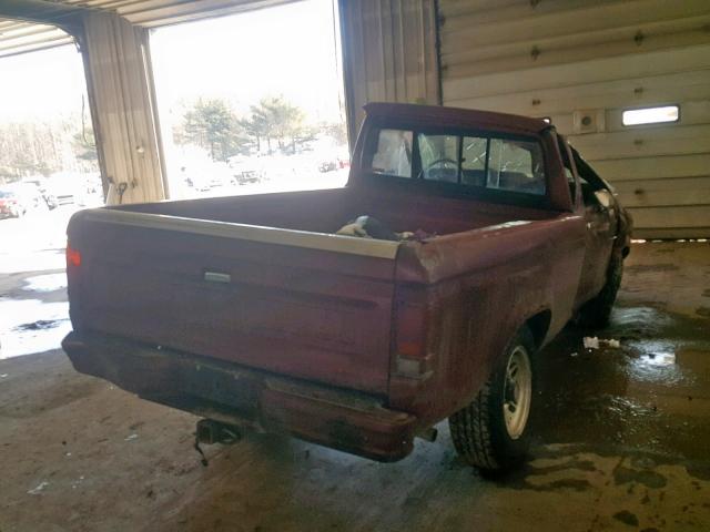 1FTCR11A0FUA67246 - 1985 FORD RANGER RED photo 4