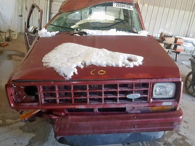 1FTCR11A0FUA67246 - 1985 FORD RANGER RED photo 7