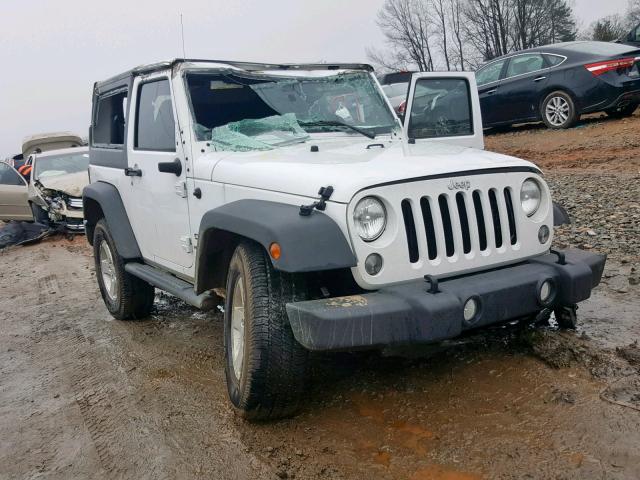 1C4AJWAG9HL739796 - 2017 JEEP WRANGLER S WHITE photo 1