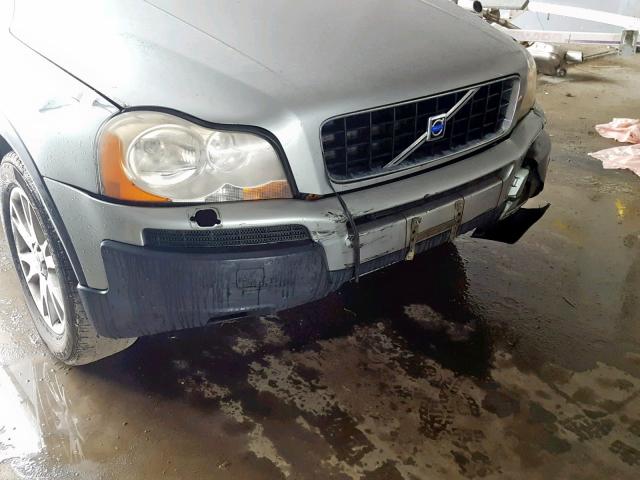 YV1CZ911951156743 - 2005 VOLVO XC90 T6 SILVER photo 9