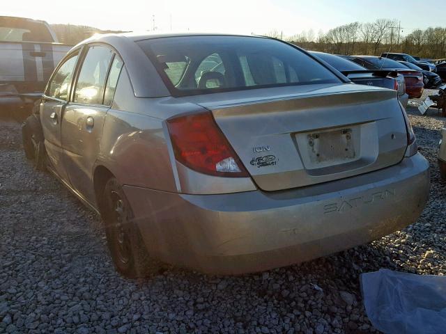 1G8AJ55F67Z108571 - 2007 SATURN ION LEVEL GOLD photo 3