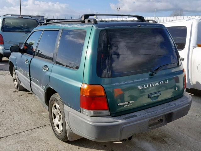 JF1SF6352XH709662 - 1999 SUBARU FORESTER L GREEN photo 3