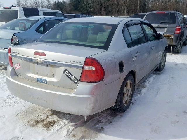1G1ZT52875F285789 - 2005 CHEVROLET MALIBU LS SILVER photo 4
