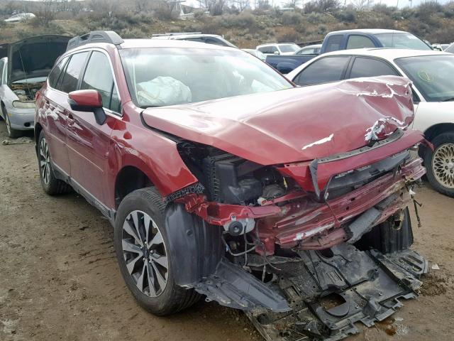 4S4BSENC4G3262952 - 2016 SUBARU OUTBACK 3. RED photo 1