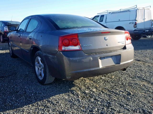 2B3CA3CV2AH163931 - 2010 DODGE CHARGER SX GRAY photo 3