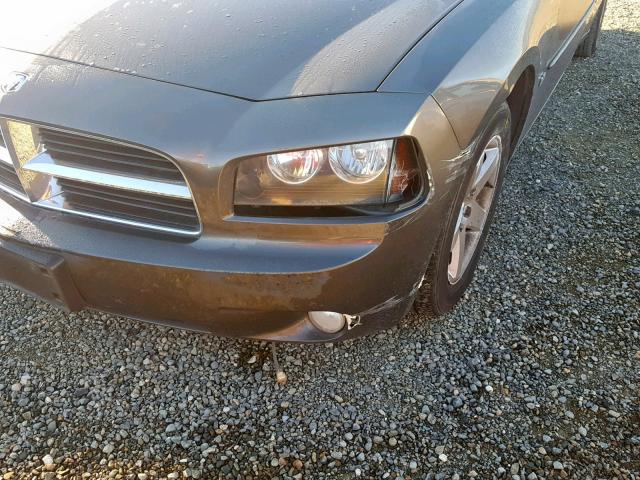 2B3CA3CV2AH163931 - 2010 DODGE CHARGER SX GRAY photo 9