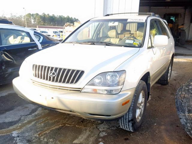 JT6HF10U8Y0126474 - 2000 LEXUS RX 300 WHITE photo 2