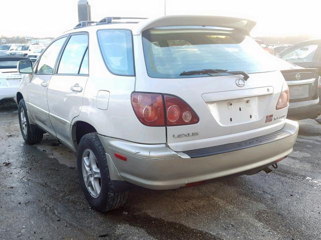 JT6HF10U8Y0126474 - 2000 LEXUS RX 300 WHITE photo 3