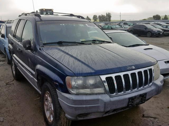 1J4GW48S2YC411866 - 2000 JEEP GRAND CHER BLUE photo 1