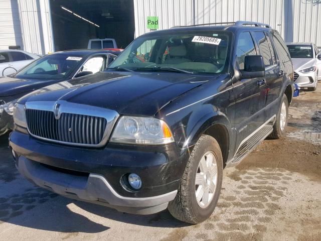 5LMEU68HX4ZJ46469 - 2004 LINCOLN AVIATOR 黑色 照片 2