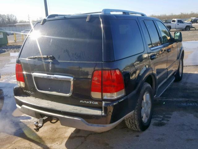 5LMEU68HX4ZJ46469 - 2004 LINCOLN AVIATOR BLACK photo 4