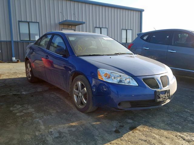 1G2ZH58N674239525 - 2007 PONTIAC G6 GT BLUE photo 1