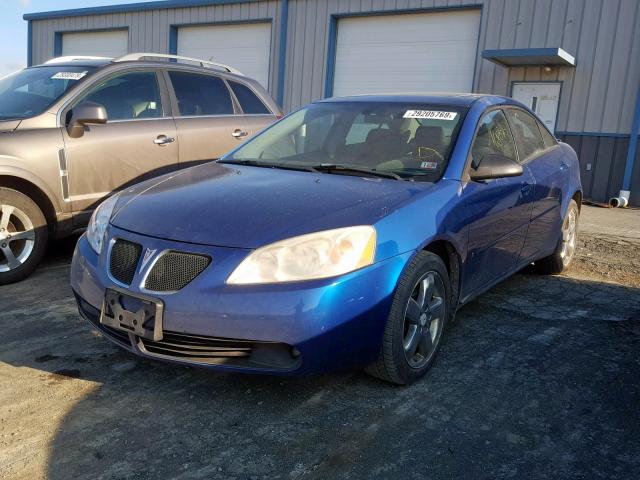 1G2ZH58N674239525 - 2007 PONTIAC G6 GT BLUE photo 2