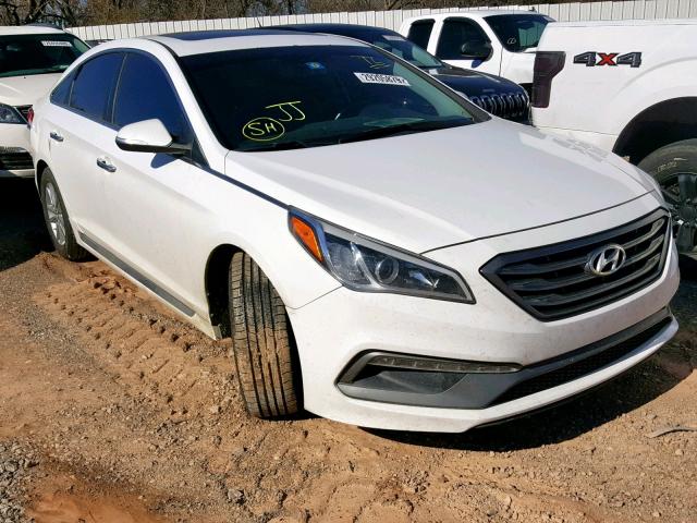 5NPE34AF2GH336950 - 2016 HYUNDAI SONATA SPO WHITE photo 1