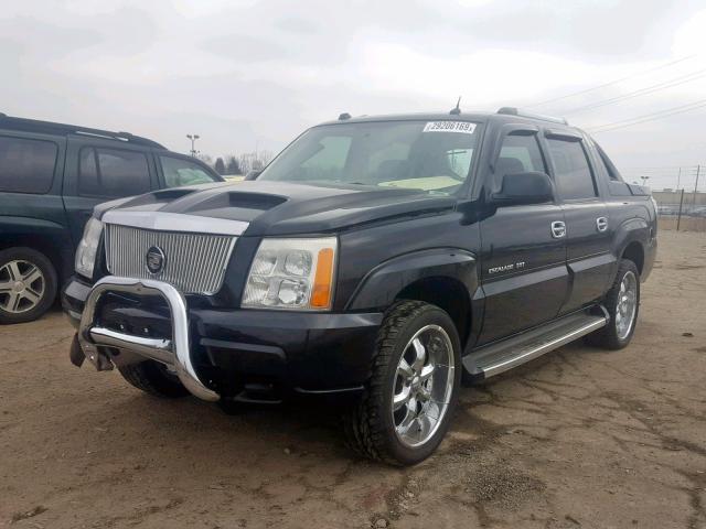 3GYEK62N25G237615 - 2005 CADILLAC ESCALADE E BLACK photo 2