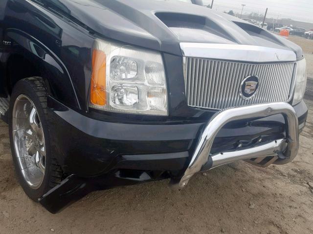 3GYEK62N25G237615 - 2005 CADILLAC ESCALADE E BLACK photo 9