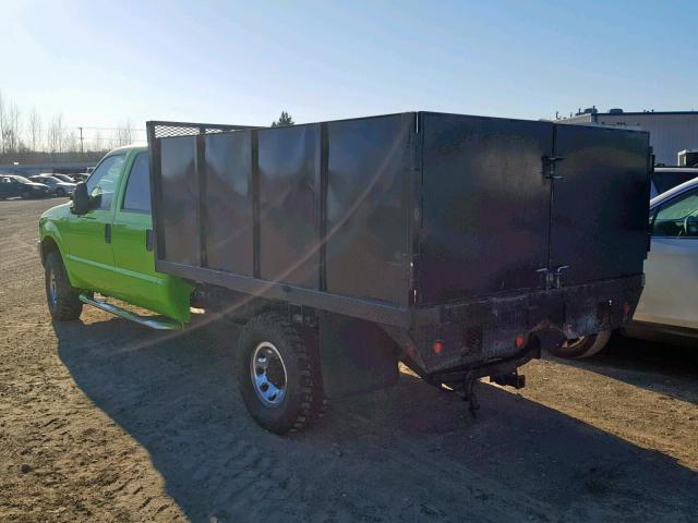 1FTSW31F4XED39000 - 1999 FORD F350 SRW S GREEN photo 3